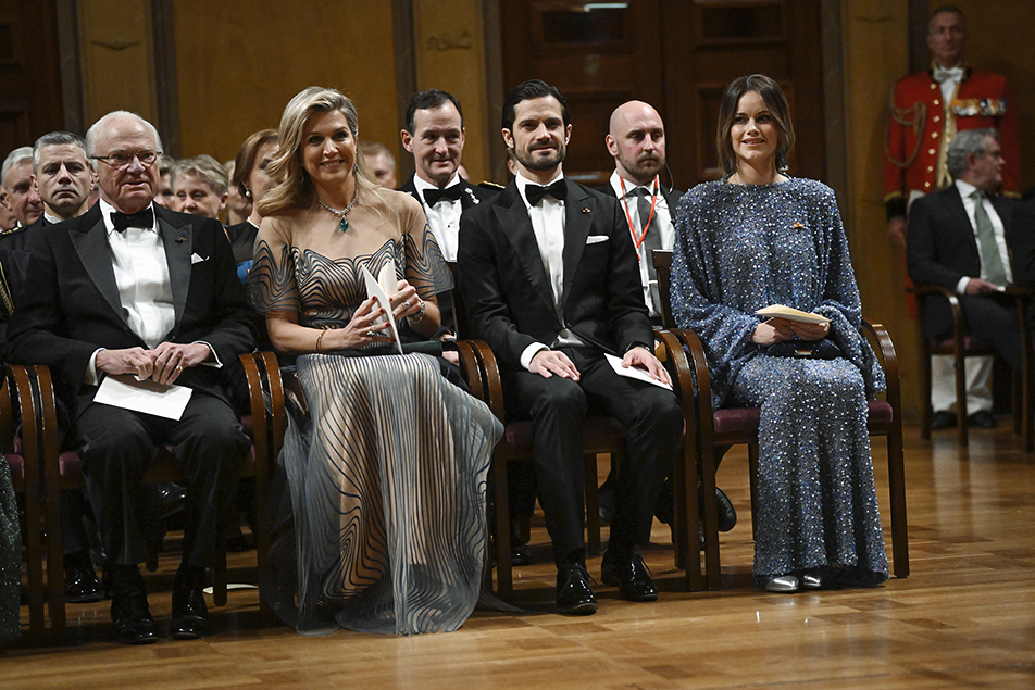 Kungen, Drottning Máxima, Prins Carl Philip och Prinsessan Sofia.