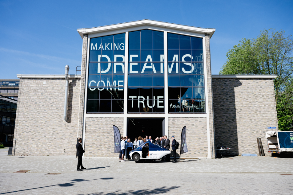 ”Dream hall” på tekniska universitetet i Delft.