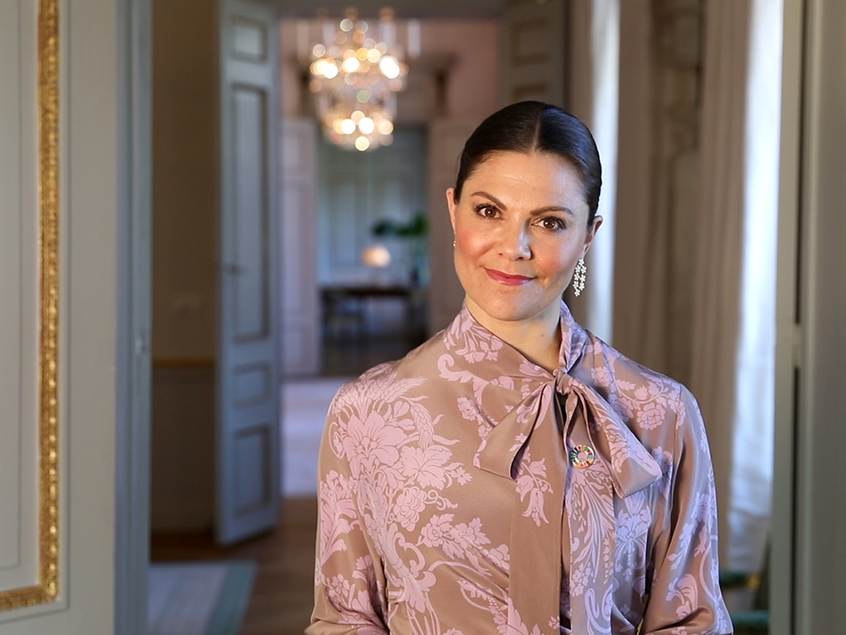 Kronprinsessan inviger Stockholm Art Week. 