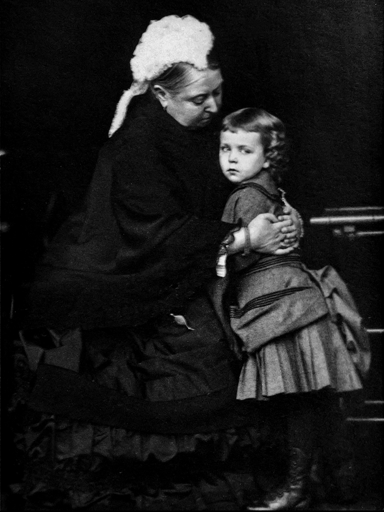 Drottning Viktoria av Storbritannien och prinsessan Margareta. 