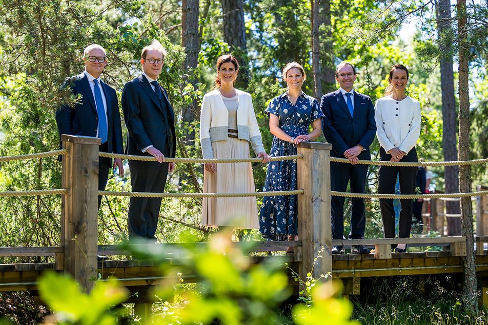 Kronprinsessan tillsammans med representanter från den nordiska länderna