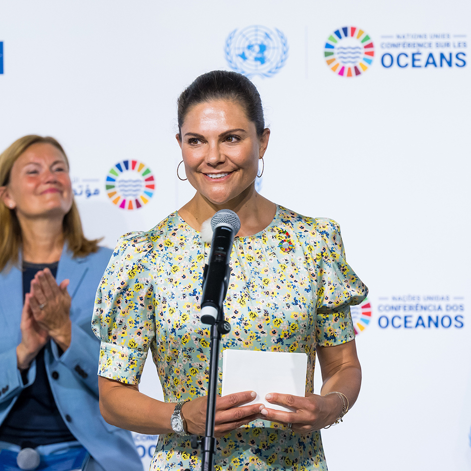 The Crown Princess gave a speech at the launch of SeaBOS's report. 