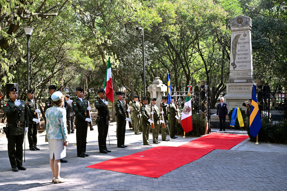 Monumentet och mausoleet ”The Obelisco a los Niños Heroes” hedrar sex unga soldater som dog vid slaget vid Chapultepec år 1847.