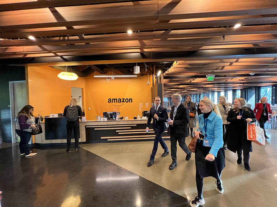 Amazons huvudkontor i Seattle, Washington. 