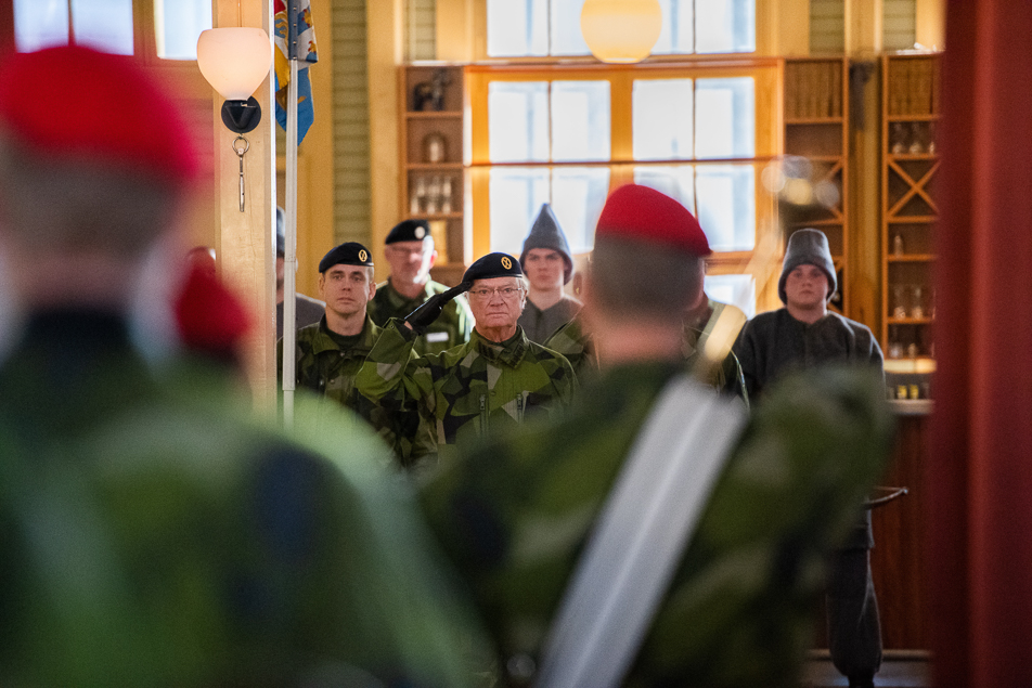 Ceremonin genomfördes i Dalasalen i Falun på det gamla regementsområdet.