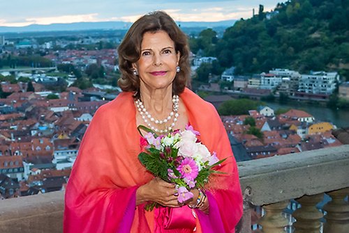 Fotografiet är taget tidigare i höstas i staden Heidelberg där Drottningen föddes den 23 december 1943. Foto: Pelle T Nilsson/SPA