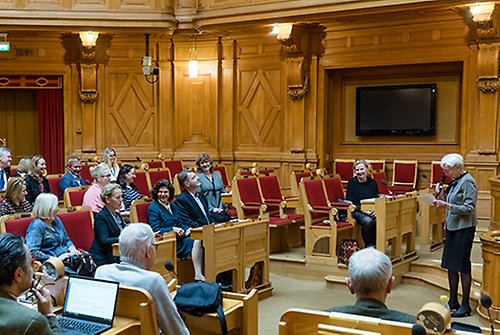 Vid seminariet i Riksdagshuset diskuterades bland annat Socialstyrelsens förslag till en svensk demensstrategi. 