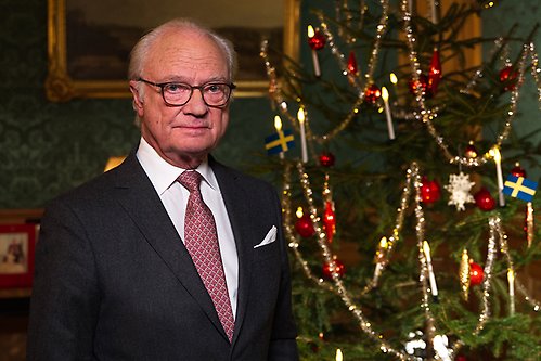 H.M. Konungens jultal år 2022 sändes från Kungl. Slottet. 