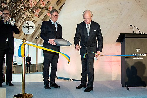 Kungen invigde Wisdome Stockholm på Tekniska Museet. 