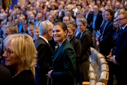 Kronprinsessan på Nobel Week Dialogue. 