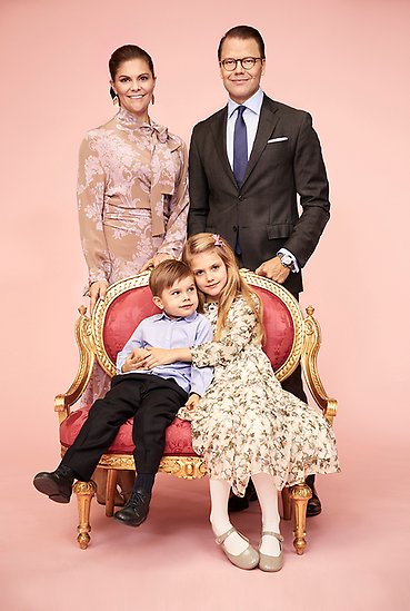 DD.KK.HH. Kronprinsessan, Prins Daniel, Prinsessan Estelle och Prins Oscar 2019