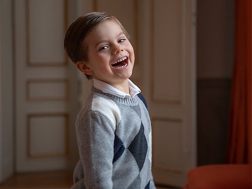 Prins Oscar fyller 5 år den 2 mars.