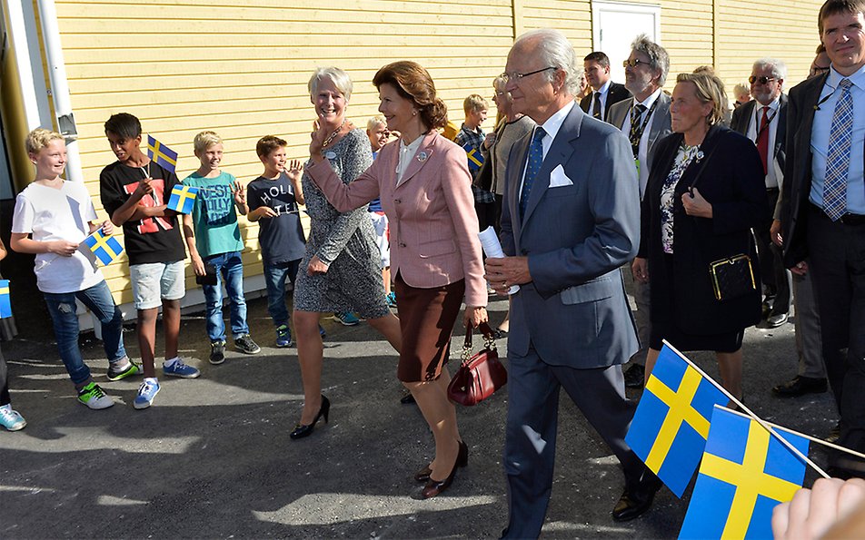 Kungaparets avslutande kommunbesök i Stockholms län ägde rum i Ekerö kommun i september 2014.