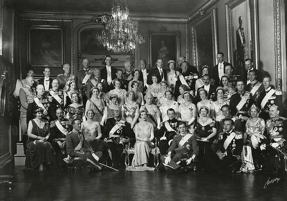 Princess Ingrid's marriage to Frederik of Denmark on 24 May 1935 in Stockholm.