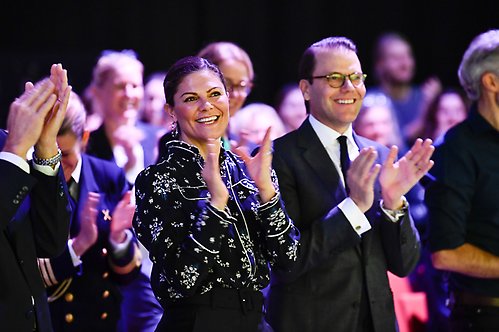 The Crown Princess and Prince Daniel at Pep Forum, which was held for the fifth consecutive year. 