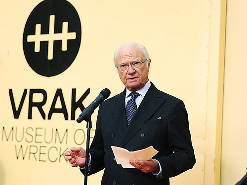 The King opened Vrak – Museum of Wrecks.