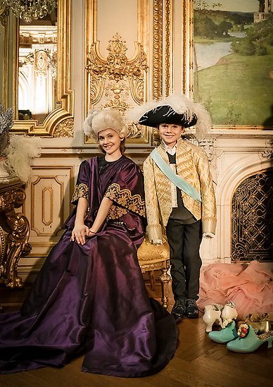 Kronprinsessfamiljens julbesök på Kungliga Operan
