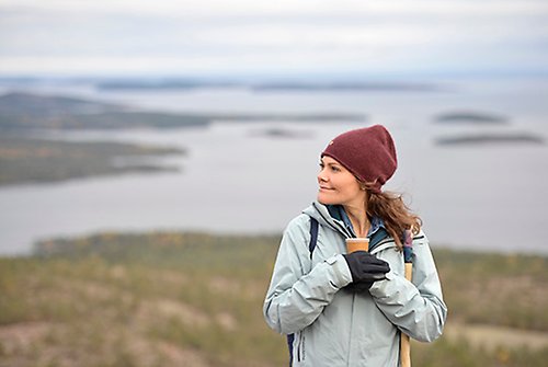 Kronprinsessans femtonde landskapsvandring gick genom Skuleskogens nationalpark.